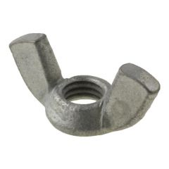 M8 x 1.25p Metric Coarse Mechanically Galvanised Wing Nuts Low Tensile UNI 5448