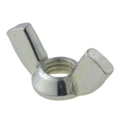 M3 x 0.50p Metric Coarse Zinc Wing Nuts Low Tensile UNI 5448