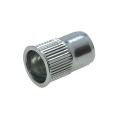 M3 x 0.50p x 9 Metric Coarse Zinc Silver Nutsert Countersunk Round Open Knurled Grips 0.7-2