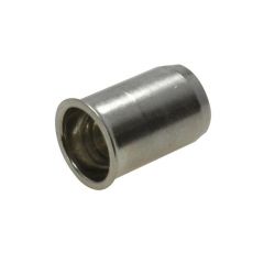 M3 x 0.50p x 9.2 Metric Coarse G304 Stainless Nutsert Countersunk Round Open Smooth Grips 0.5-1.5