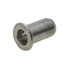 M3 x 0.50p x 9 Metric Coarse Aluminium Nutsert Large Flange Round Open Smooth Grips 0.5-1.5
