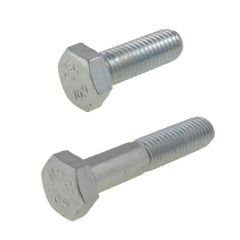 M8 x 1.25p Metric Coarse Zinc Hex Bolts Class 10.9 High Tensile AS 1110.1