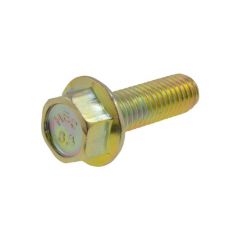 M5 x 0.80p Metric Coarse Zinc Yellow (8mm AF) Hex Flange JIS Bolts Class 8.8 High Tensile JIS B1189 Type 2