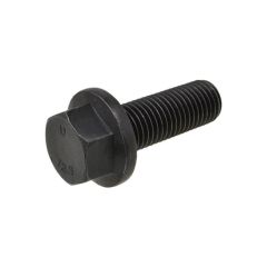 M20 x 2.50p Metric Coarse Plain Black Uncoated (27mm AF) Hex Flange Bolts with Serrations Class 12.9 High Tensile DIN 6921