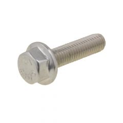 M5 x 0.80p Metric Coarse Stainless A4-70 G316 (8mm AF) Hex Flange Serrated Bolts DIN 6921