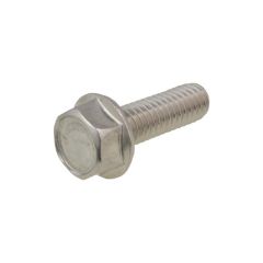 1/4" x 20 TPI UNC Coarse Stainless A2-70 G304 (3/8" AF) Hex Flange Serrated Bolts IFI 111
