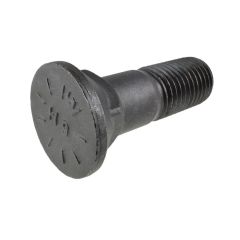 1-3/8" x 6 TPI UNC Coarse Plain Black Uncoated Flat Plow Bolt Only High Tensile Hobson