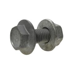 M12 x 1.75p x 30mm Metric Coarse Galvanised Low Tensile Hex Flange Purlin Bolts & Nuts Class 4.6 AS 1110