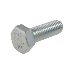M6 x 1.00p Metric Coarse Zinc Hex Set Screw / Hex Bolts Class 10.9 High Tensile AS 1110.1