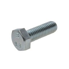 M5 x 0.80p Metric Coarse Zinc Hex Set Screw / Hex Bolts Class 8.8 High Tensile AS 1110.1