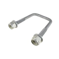 1/2" BSW x 56mm Inside (W) x 112mm Length (L) Galvanised Square U Bolts & Nuts