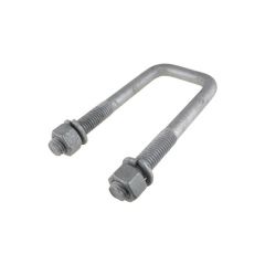 M10 x 24mm Inside (W) x 60mm Length (L) Galvanised Square U Bolts & Nuts