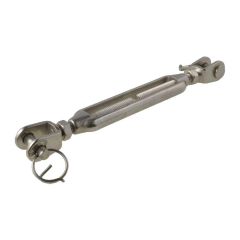 M5 x 125mm Stainless A4-70 G316 Jaw & Jaw Turnbuckles
