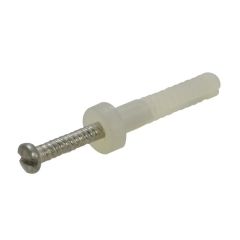 5mm x 25mm Stainless G304 Pin Nylon Round Head Anchors