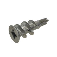 #8 x 31mm Bremick Zinc Metal Plasterboard Plug to suit 6-8g Screws