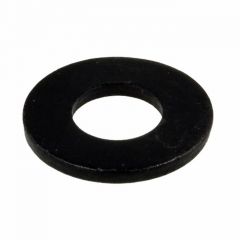 M3 (1/8") x 7mm x 0.5mm Black Zinc Flat Engineers Washers Low Tensile HEC Standard