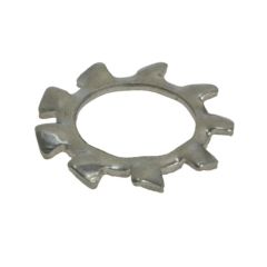 M2.5 Stainless A2-70 G304 External Tooth Lock Washers DIN 6797 Type A