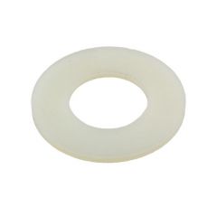 M2 x 5mm x 0.8mm Natural Nylon Flat Washers HEC Standard