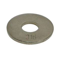 M3 (1/8") x 9mm x 0.8mm Stainless A4-70 G316 Mudguard Fender Washers HEC Standard