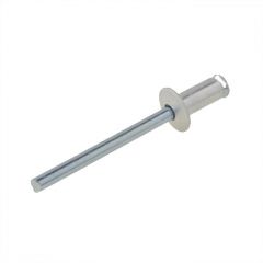 73 ASP 4-2 (3.2 Ø x 6L) Peeled Dome Alum Steel Rivet Max Grips 0.5 - 2.5mm