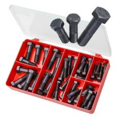 40 Piece M8 M10 M12 Propshaft Bolt Plain Black Uncoated Torres Assortment Grab Kit AAK25