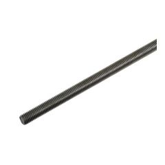 M6 x 1.00p x 1 Metre (1000mm) Left Hand Thread Metric Coarse Plain Black Low Tensile Allthread Threaded Rod DIN 975