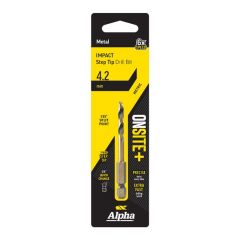4.2mm Alpha ONSITE+ Impact Step Tip Drill Bit - 1 Pack Carded C9STQRM042