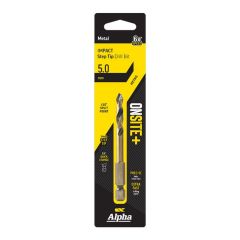 5mm Alpha ONSITE+ Impact Step Tip Drill Bit - 1 Pack Carded C9STQRM050