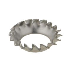 M3 (1/8") Stainless A2-70 G304 Countersunk External Serrated Tooth Lock Washers DIN 6798 Type V