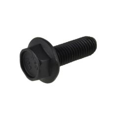 M14 x 2.00p Metric Coarse Plain Black Uncoated (18mm AF) Hex Flange Bolts Class 10.9 High Tensile DIN 6921