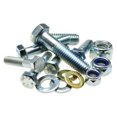 840 Piece 1/4" 5/16" 3/8" 1/2" UNC Bolt Nut Washer Grade 8 Zinc Farm Assortment Kit5