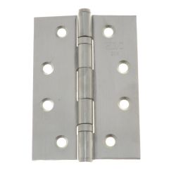 100mm x 70mm x 1.9mm Stainless A2-70 G304 Fixed Pin Hinges - Sold as a Pair
