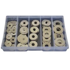 115 Piece 3/16" 1/4" 5/16" 3/8" 1/2" Mudguard Washer Stainless G316 Assortment Grab Kit128