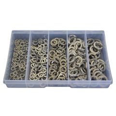 225 Piece M5 M6 M8 M10 M12 Spring Washer Stainless G316 Assortment Grab Kit134