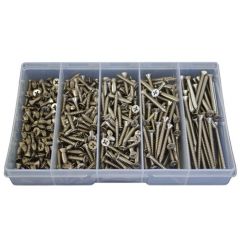 370 Piece 8g Countersunk Self Tapper Screw Stainless G304 Assortment Grab Kit136