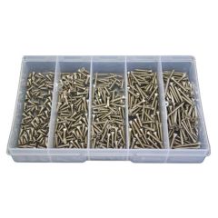 500 Piece 4g Countersunk Self Tapper Screw Stainless G316 Assortment Grab Kit143