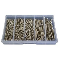 370 Piece 6g Countersunk Self Tapper Screw Stainless G304 Assortment Grab Kit145