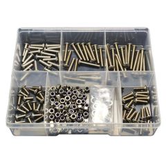 270 Piece M5 Button Socket Nut Washer Stainless G304 Assortment Grab Kit262