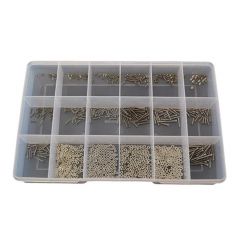1050 Piece M2 M2.5 Countersunk Machine Screw Nut Washer Stainless G304 Assortment Grab Kit266