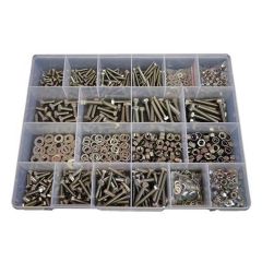 1300 Piece M5 M6 M8 Bolt Nut Washer Stainless G304 Assortment Grab Kit277