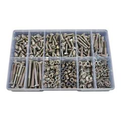 560 Piece M8 Bolt Nut Washer Stainless G304 Assortment Grab Kit283