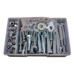 126 Piece M16 Bolt Nut Washer Class 8.8 Zinc Assortment Grab Kit285