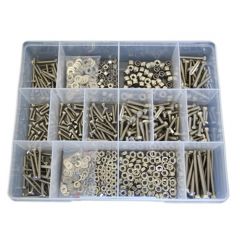 750 Piece M3 M4 Bolt Nut Washer Stainless G316 Assortment Grab Kit29