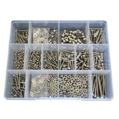 750 Piece M3 M4 Bolt Nut Washer Stainless G316 Assortment Grab Kit29