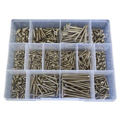 610 Piece 4g 6g 8g Countersunk Self Tapper Screw Stainless G304 Assortment Grab Kit59