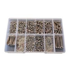 1020 Piece M5 Bolt Nut Washer Stainless G304 Assortment Grab Kit82