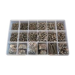 2700 Piece M3 M4 Bolt Nut Washer Stainless G304 Assortment Grab Kit84
