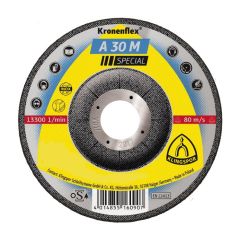 125mm x 6mm Klingspor Grinding Disc Special for Metal & Stainless A30M 310900