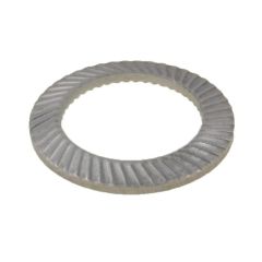 M5 (3/16") x 9mm x 0.7mm Stainless A2-70 G304 Schnorr® Type S Serrated Safety Washers DIN EN 10132-4