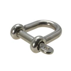 5mm x 20mm Stainless A4-70 G316 Captive Pin Dee Shackles